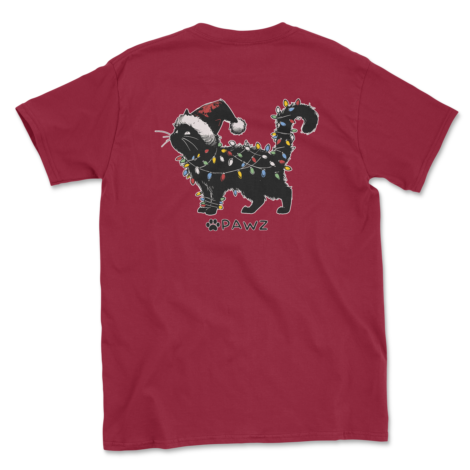 Christmas Kitty (Adult Short Sleeve T-Shirt)