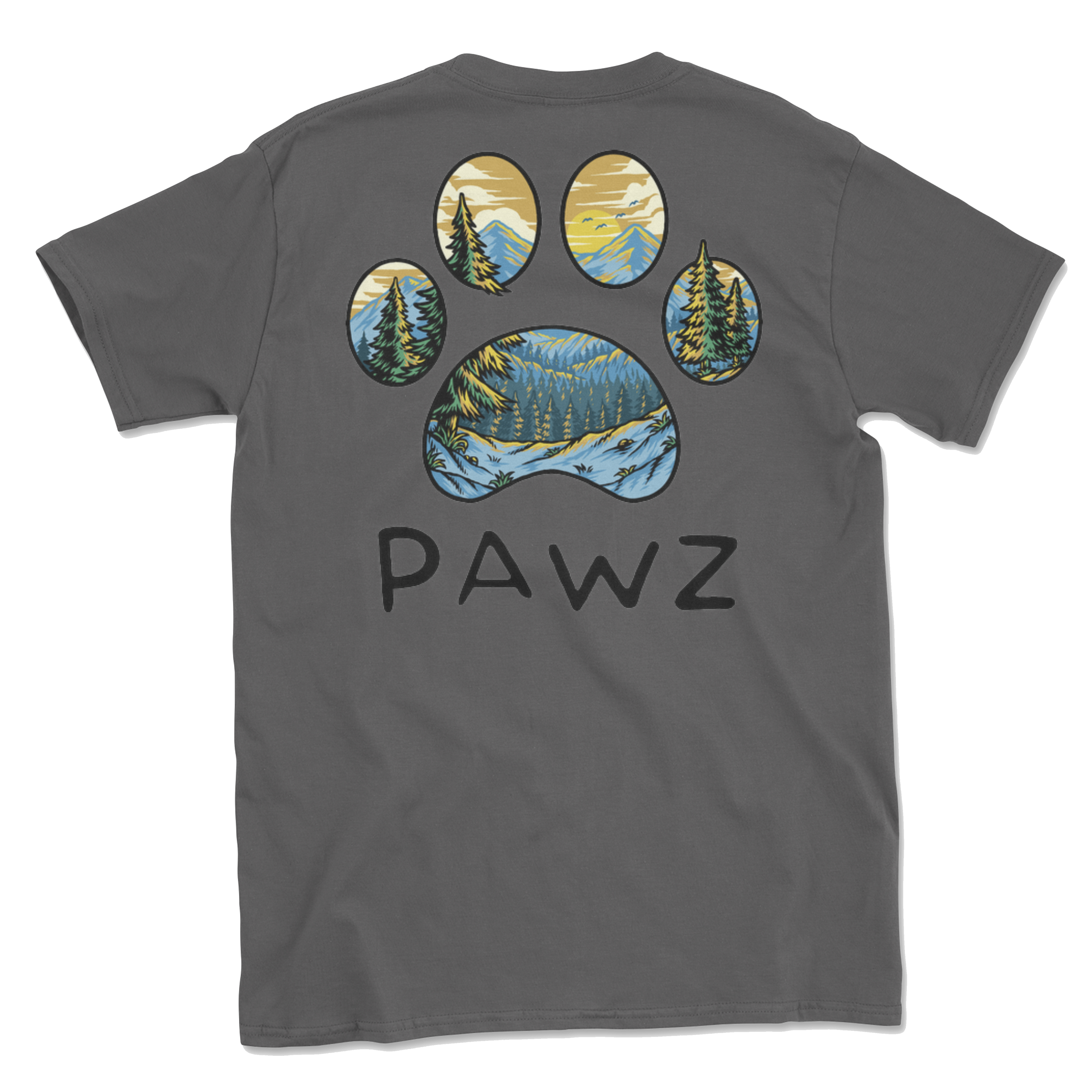 Mountain Sunset (Adult Short Sleeve T-Shirt)