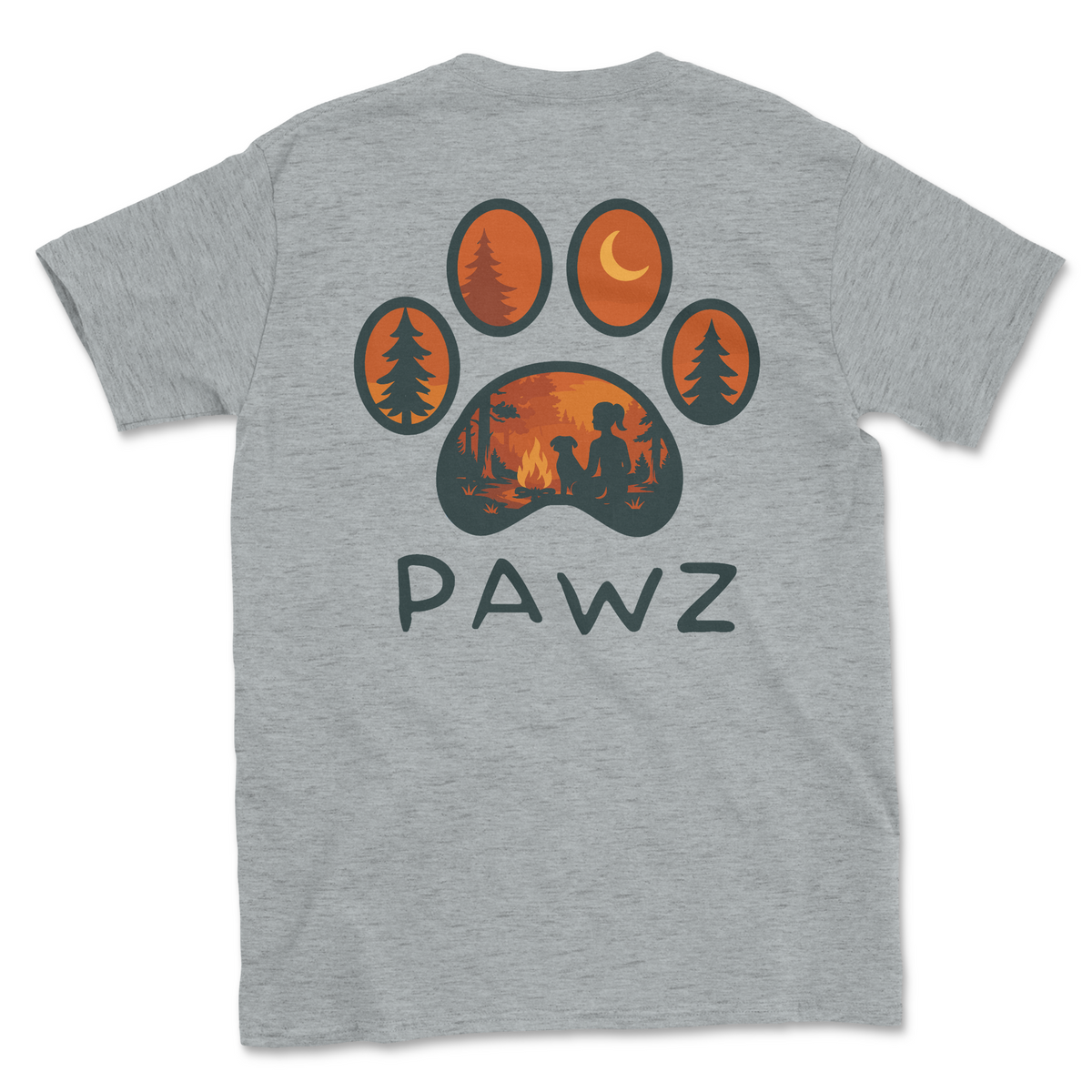 Campfire Companion (Adult Short Sleeve T-Shirt)