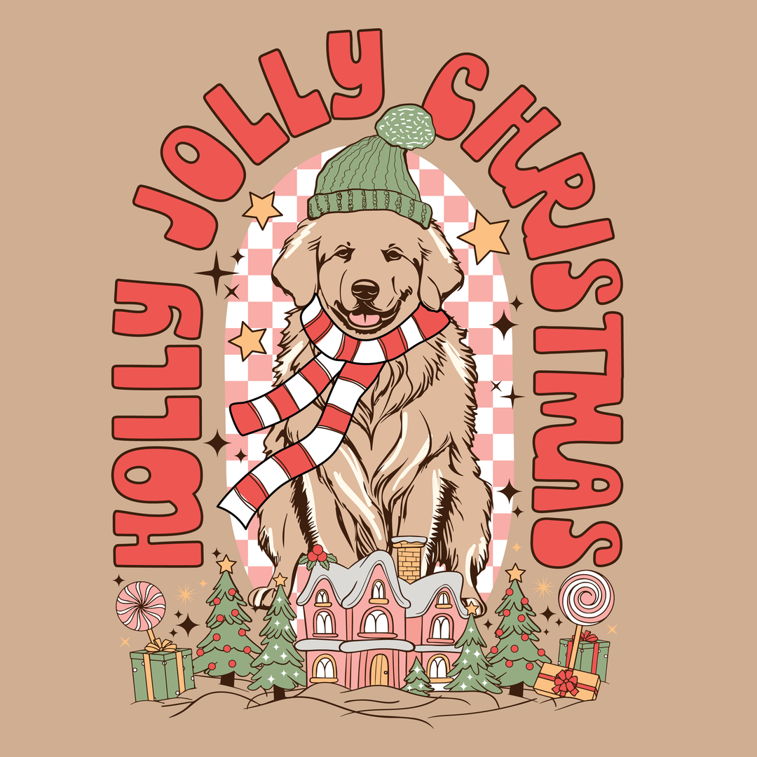 Holly Jolly (Adult Hoodie)